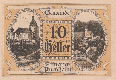 Autriche 10 Heller - Attnang-Pochheim - 1920