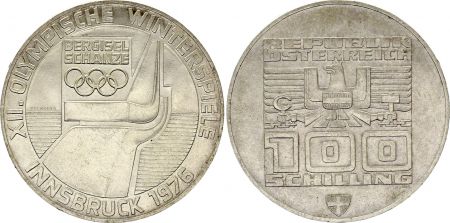 Autriche 100 shilling, Emblème des jeux olympiques d\'hiver 1976