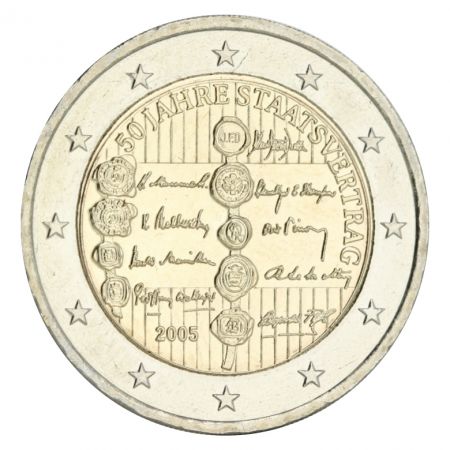 Autriche 2 Euros Commémo. Autriche 2005 - Traité d\'Etat