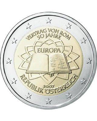 Autriche 2 Euros Commémo. Autriche 2007 - Traité de Rome