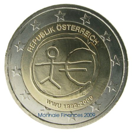 Autriche 2 Euros Commémo. Autriche 2009 - 10 ans EMU