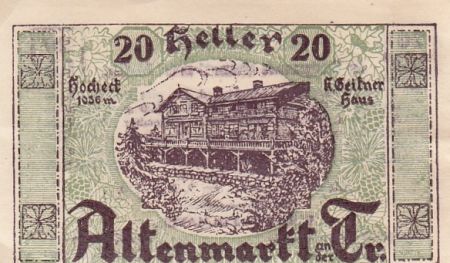 Autriche 20 Heller - Altenmarkt Triesting - 1920