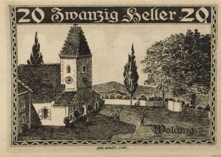 Autriche 20 Heller, Walding - notgeld 1920 - NEUF