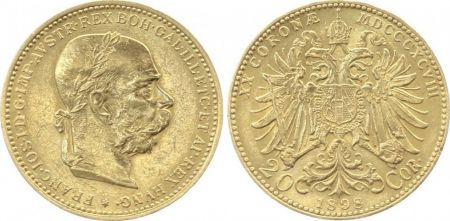 Autriche 20 Korona François Joseph I - Aigle 1898