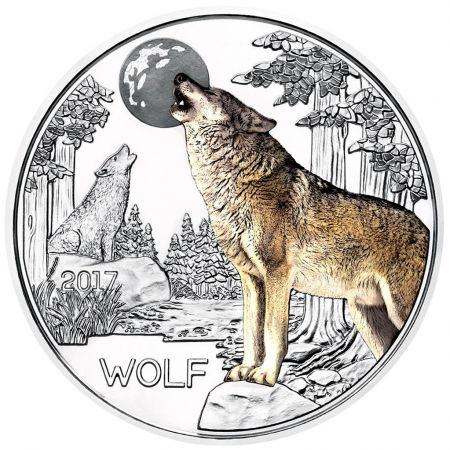 Autriche 3 Euros Autriche 2017 - Le Loup