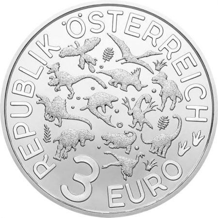 Autriche 3 Euros Autriche 2019 - Le Spinosaure (Nouvelle collection)