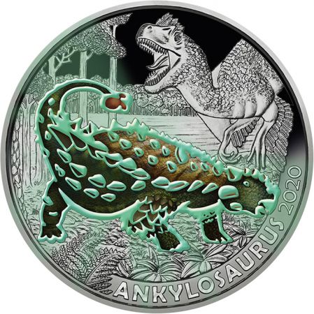 Autriche 3 Euros Autriche 2020 - L\'Ankylosaure (Nouvelle collection - Dinosaures)