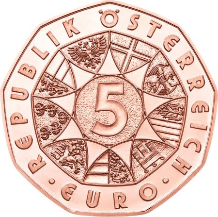Autriche 5 Euros Cuivre 2021 AUTRICHE - Janus (Nouvel An)