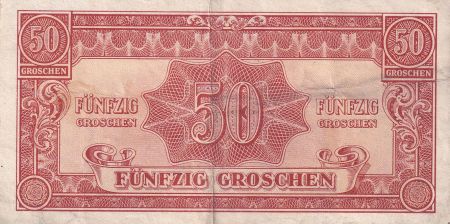 Autriche 50 Groschen - Autorités militaires alliées - 1944 - P.102b