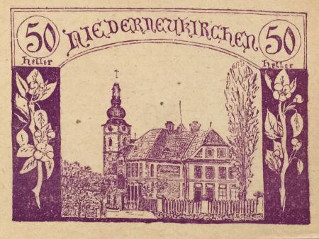 Autriche 50 Heller, Niederneukirchen - notgeld 1920 - P.NEUF