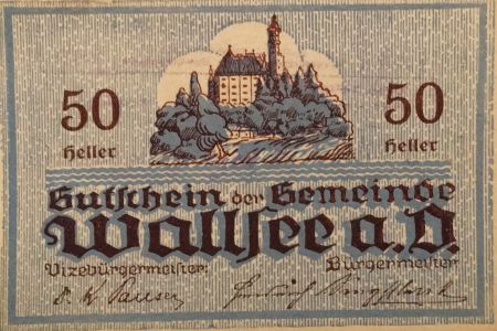Autriche 50 Heller, Wallsee - notgeld 1920 - P.NEUF