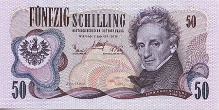 Autriche 50 Schilling F. Raimund - Théatre