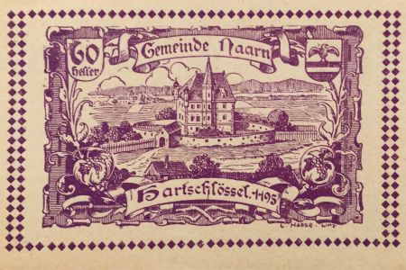 Autriche 60 Heller, Naarn - notgeld 1920 - P.NEUF