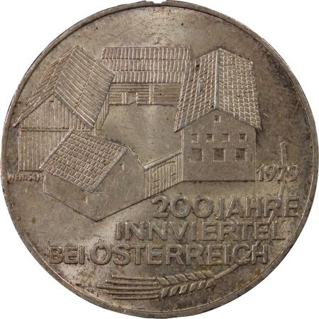 Autriche AUTRICHE - 100 SCHILLING ARGENT 1979 - INNVIERTEL