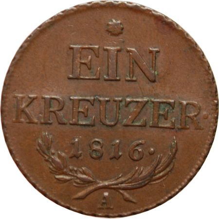 Autriche AUTRICHE - FRANCOIS Ier 1 KREUZER 1816 A