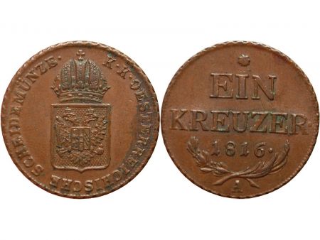 Autriche AUTRICHE - FRANCOIS Ier 1 KREUZER 1816 A
