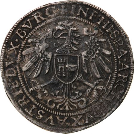 Autriche AUTRICHE  FERDINAND Ier - 1/2 THALER ARGENT 1521 / 1564 HALL