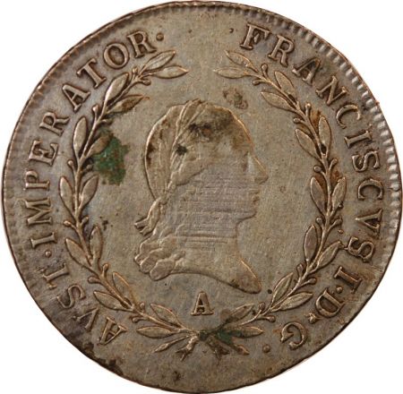 Autriche AUTRICHE  FRANÇOIS Ier - 20 KREUZER ARGENT 1810 A VIENNE