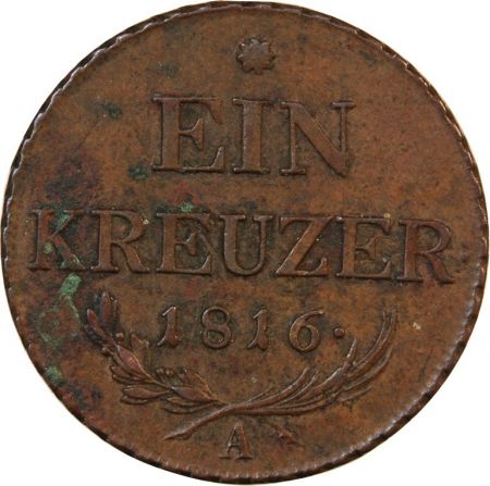 Autriche AUTRICHE  FRANÇOIS Ier - KREUZER 1816 A VIENNE
