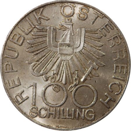 Autriche AUTRICHE  WIENER NEUSTADT - 100 SCHILLING ARGENT 1979
