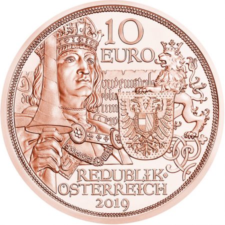 Autriche AUTRICHE 2019 - Maximilien Ie - Série Chevalier 10 Euros Cuivre