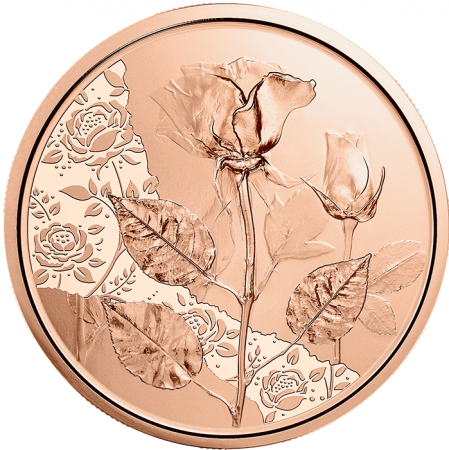Autriche AUTRICHE 2021 - Le Langage des Fleurs - La Rose - 10 Euros Cuivre