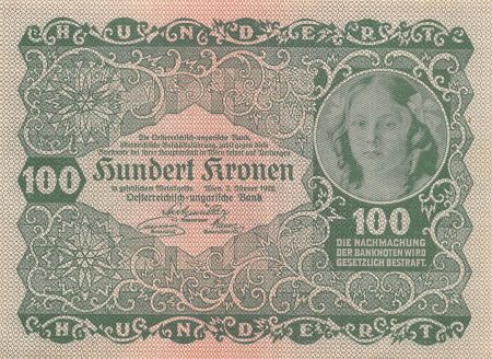 Autriche AUTRICHE-HONGRIE - 100 KRONEN 02/01/1922 - TTB+