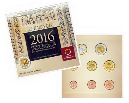 Autriche BU.2016 Série BU 8 pièces euros Autriche - 2016