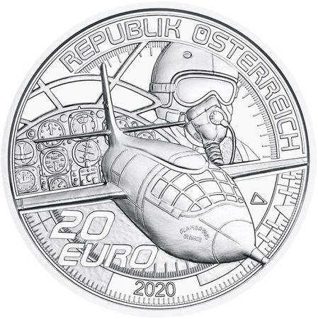 Autriche Concorde et Mur du Son- 20 Euros Argent BE AUTRICHE 2020