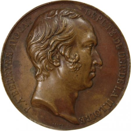AVOCAT PIERRE-ANTOINE BERRYER - MÉDAILLE CUIVRE 1832