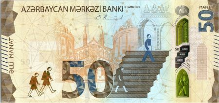 Azerbaidjan 50 Manat - Education 2020 (2021) - Neuf