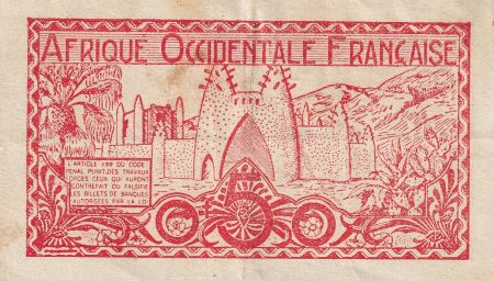 B A O 0.50 Franc - Rouge - ND (1944) - P.33