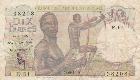 B A O 10 Francs 1949 - Chasseurs - Série R.64