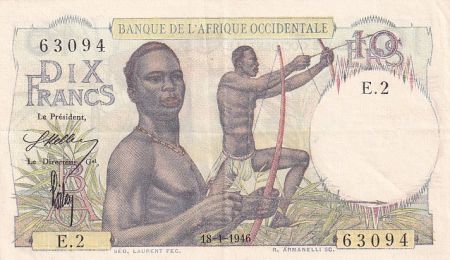 B A O 10 Francs Chasseurs - 18-01-1946 Série E.2