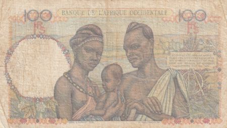 B A O 100 Francs 16-04-1948 - Femme avec fruits, famille - Série P.3581