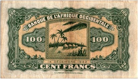 B A O 100 Francs Baobab - 1942