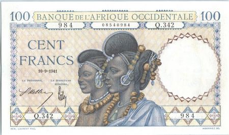 B A O 100 Francs Femmes Foulahs - 1941
