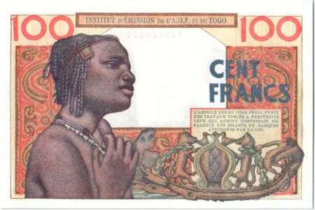 B A O 100 Francs Masque - 1956 - D.18 54552