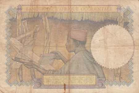 B A O 5 Francs 1935 - Homme, tisserand