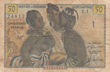 B A O 5 Francs ND1956 - Trois jeunes filles Série T.1