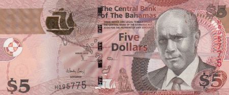 Bahamas 5 Dollars C. Wallace-Whitefield - Danseurs - 2013