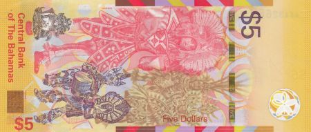 Bahamas 5 Dollars C. Wallace-Whitefield - Danseurs - 2020 - Neuf