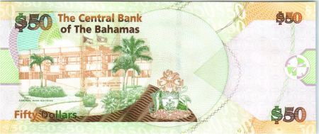 Bahamas 50 Dollars Sir Roland T Symonette - Banque central - 2006
