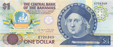 Bahamas BAHAMAS  CHRISTOPHE COLOMB - 1 DOLLAR 1992 - P.NEUF