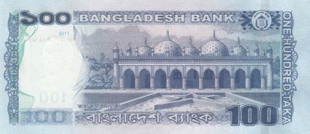 Bangladesh 100 Taka M. Rahman - Monument - 2011