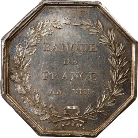 BANQUE DE FRANCE - JETON ARGENT poinçon Main (1845-1860)