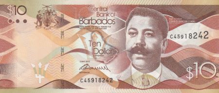 Barbade 10 Dollars C.D. O\'Neal - Pont C.D. O\'Neal - 2013 - Neuf