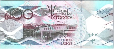 Barbade 100 Dollars Sir G.H. Adams - Trafalgar Square - 2016