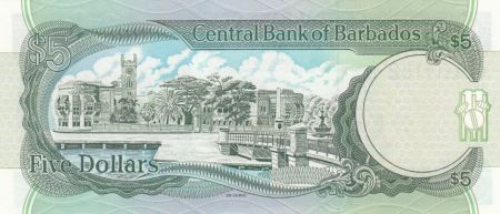 Barbade 5 Dollars Sir Frank Worrell - 1993 - P.43 - Neuf
