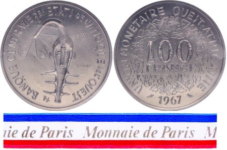 BCEAO 100 Francs - 1967 - Essai